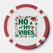 Weihnachts Party Poker Chip - Ho Ho Vibes (Rückseite)