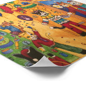 Weihnachts-Party Poster (Ecke)