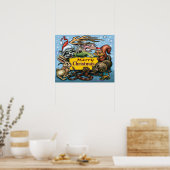 Weihnachts-Party-Poster Poster (Küche)