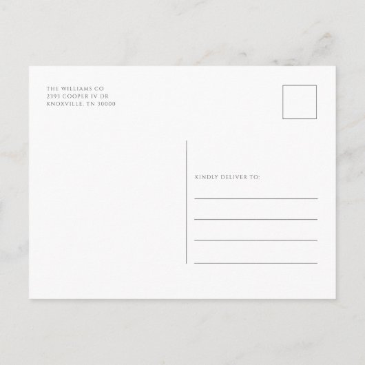 Weihnachts-Party Red Truck Einladungspostkarte (Rückseite)