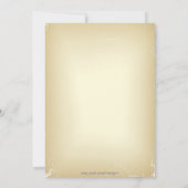 Weihnachts Party Rote Balls Einladung (Rückseite)