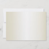 Weihnachts-Party Rote weiße Blume Einladung (Rückseite)