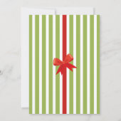 Weihnachts-Party Santa Gingerbread Snowman Spaß Einladung (Rückseite)