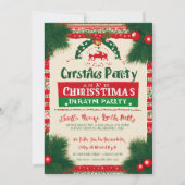 Weihnachts-Party Save The Date (Rückseite)