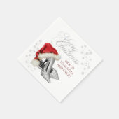 Weihnachts-Party Serviette (Ecke)