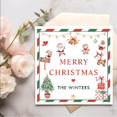 Weihnachts-Party Serviette