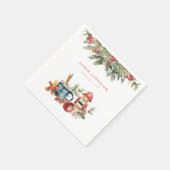 Weihnachts-Party Serviette (Ecke)