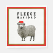 Weihnachts-Party Serviette (Vorderseite)