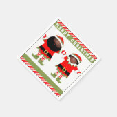 Weihnachts-Party Serviette (Ecke)