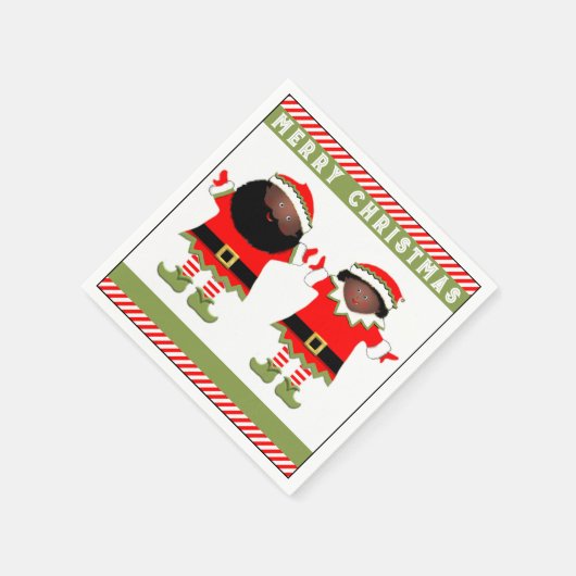 Weihnachts-Party Serviette (Ecke)