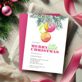 Weihnachts Party Sip and See Einladung