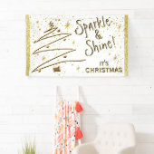 Weihnachts-Party, Sparkle, Hängebanner Banner (Insitu)