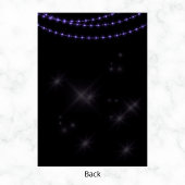 Weihnachts-Party Sparkling Bäume | Snowflakes Star Einladung