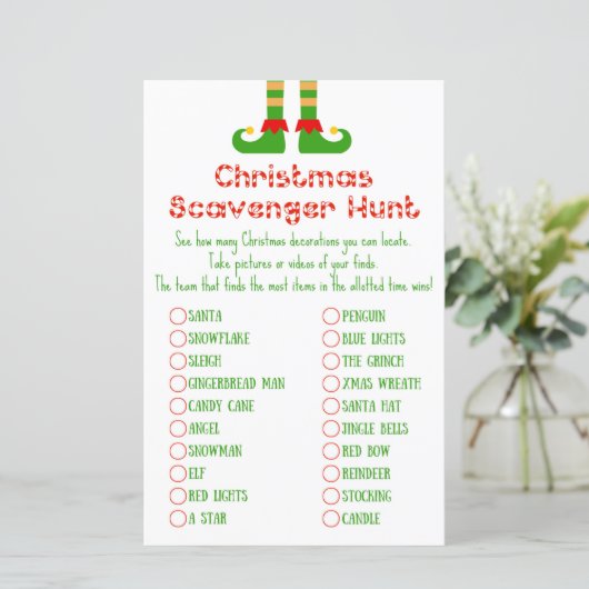 Weihnachts-Party-Spiel (Stehend Vorderseite)