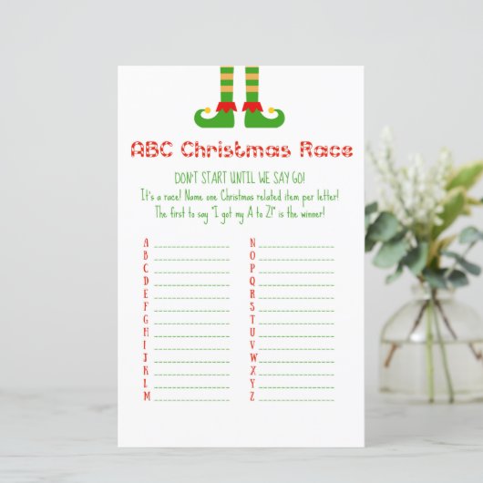 Weihnachts-Party-Spiel (Stehend Vorderseite)