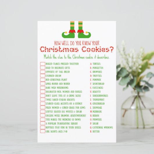 Weihnachts-Party-Spiel (Stehend Vorderseite)