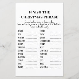 Weihnachts-Party-Spiel