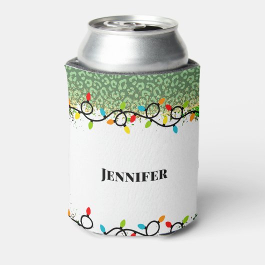 Weihnachts Party String Lights Gaming Dosenkühler (Kanne Rückseite)