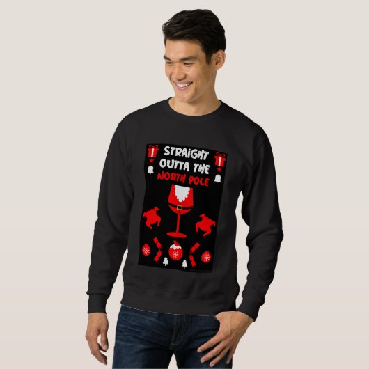 Weihnachts-Party Sweatshirt (Vorne ganz)