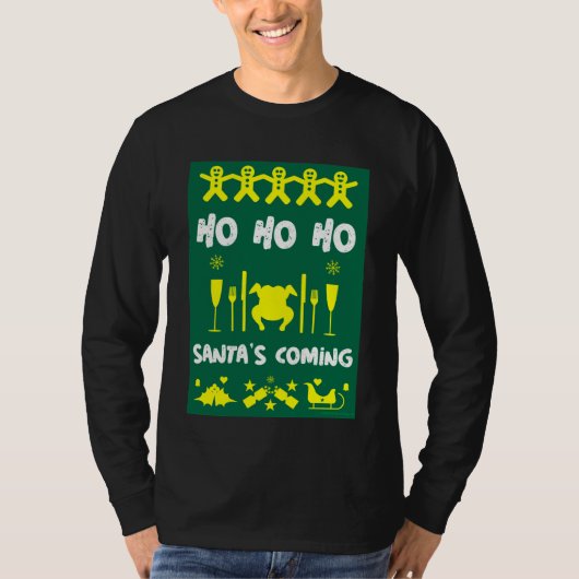 Weihnachts-Party T-Shirt (Vorderseite)