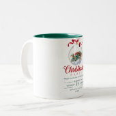 Weihnachts-Party-Tasse Zweifarbige Tasse (Vorderseite Links)