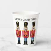Weihnachts-Party-Tassen mit Nutcracker zeichnend Pappbecher (Rückseite)