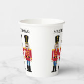 Weihnachts-Party-Tassen mit Nutcracker zeichnend Pappbecher (Links)