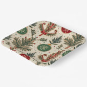 Weihnachts-Party-Teller Pappteller (Gewinkelt)