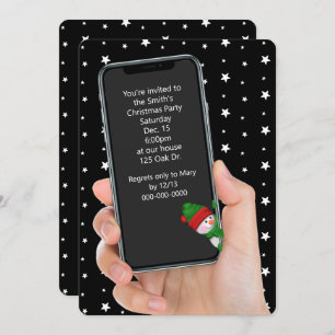 Weihnachts-Party-Textnachricht telefonisch Einladung