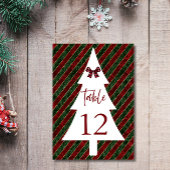 Weihnachts-Party-Tischnummer Tischnummer