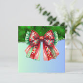 Weihnachts-Party Tropfen Bling Festival Merry Xmas Einladung (Stehend Vorderseite)