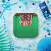 Weihnachts-Party Tropfen Bling Festival Merry Xmas Pappteller (Party)