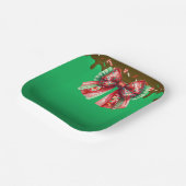 Weihnachts-Party Tropfen Bling Festival Merry Xmas Pappteller (Gewinkelt)