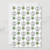 Weihnachts-Party Tropical Palm Tree Einladung (Rückseite)