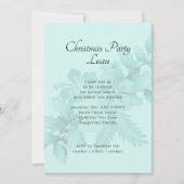 Weihnachts-Party Tropical Themed Hibiskus Swag Einladung (Vorderseite)