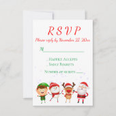 Weihnachts-Party UAWG Red Green Weihnachtsfeiertag Einladung (Vorderseite)