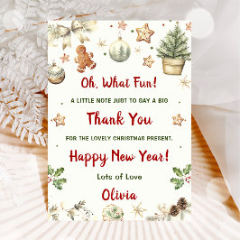 Weihnachts-Party Weihnachten Vielen Dank Einladung