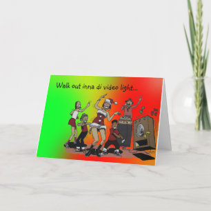 Weihnachts-Party-Weihnachtskarte Feiertagskarte