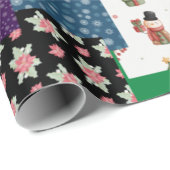 Weihnachts-Patchwork-Mischfarbe Geschenkpapier (Rolleneckpunkt)