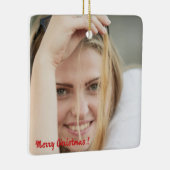 Weihnachts-Patchwork-Musterfoto Keramikornament (Rechts)