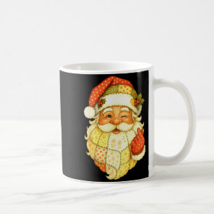 Weihnachts-Patchwork-Weihnachtsmann-Christmas-Funn Kaffeetasse