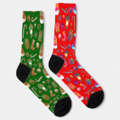 Weihnachts-Pattern-Fun-Socken Socken (Rechts)