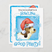 Weihnachts-PBGV Einladung (Vorne/Hinten)