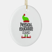 Weihnachts-PE-LehrerInnen Physikalische Bildung Keramik Ornament (Rechts)