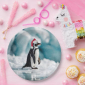 Weihnachts-Penguin auf Iceberg Pappteller (Party)