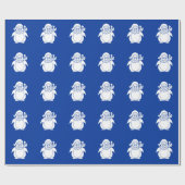 Weihnachts-Penguin-Geschenkwrap Geschenkpapier (Flach)