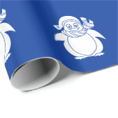 Weihnachts-Penguin-Geschenkwrap Geschenkpapier (Rolleneckpunkt)