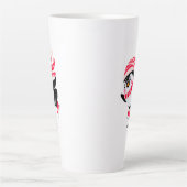 Weihnachts-Penguin in einem Hut und Scarf auf Skat Milchtasse (Vorderseite)