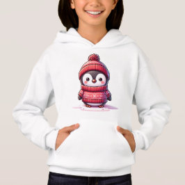 Weihnachts-Penguin-Kinder-Hoodie Hoodie