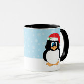 Weihnachts-Penguin-Tasse Tasse (VorderseiteRechts)